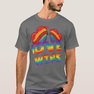 Heart Win Love Rainbow Gay Pride LGBTQ LGBT Pride T-Shirt