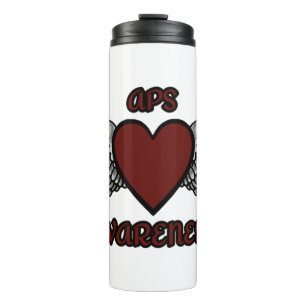 Heart/Wings...APS Thermal Tumbler