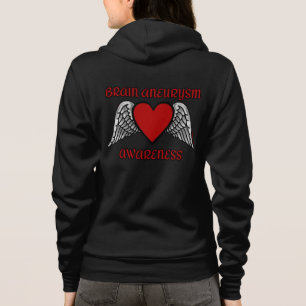 Heart/Wings...Brain Aneurysm Hoodie