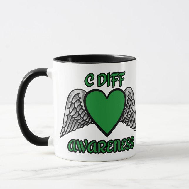 Heart/Wings...C Diff Mug (Left)