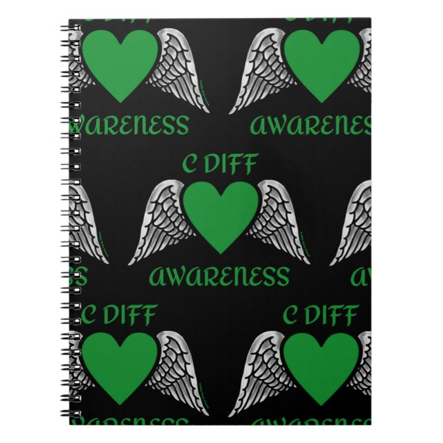 Heart/Wings...C Diff Notebook (Front)