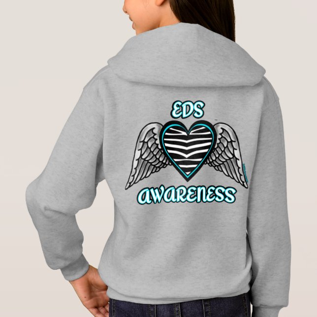 Heart/Wings...EDS Hoodie (Back)