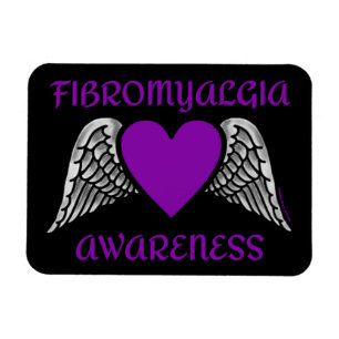 Heart/Wings...Fibro Magnet