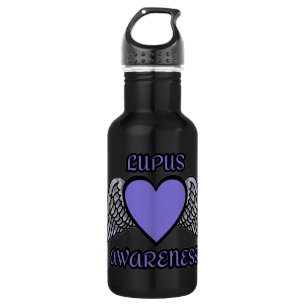 Heart/Wings...Lupus 532 Ml Water Bottle