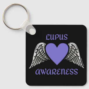 Heart/Wings...Lupus Keychain