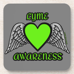 Heart/Wings...Lyme Coaster
