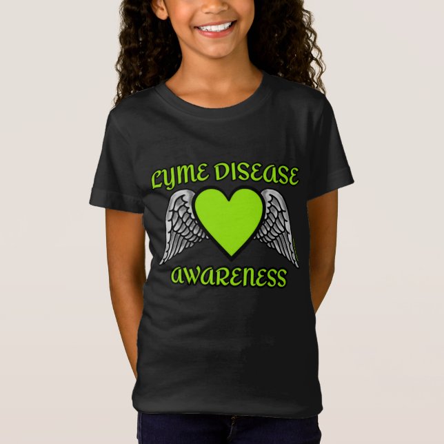 Heart/Wings...Lyme T-Shirt (Front)