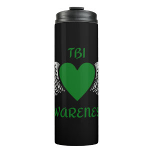 Heart/Wings...TBI Thermal Tumbler