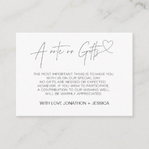 Heart Wishing Well Engagement Wedding Invite Card