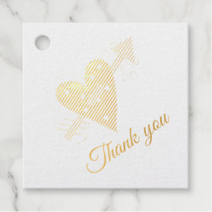 Heart With an Arrow Favour Tags
