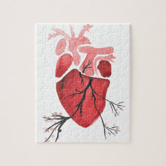 Heart With Branches Jigsaw Puzzle