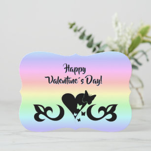 Heart with Butterfly and Lily Menu