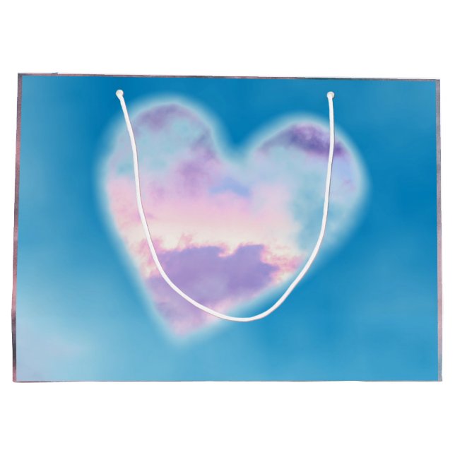 HEART WITH CLOUDS Gift Bag (Back)