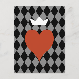 Heart with Crown Postcard