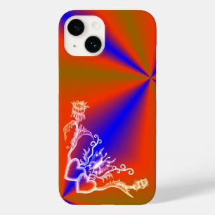 Heart with Flower and Butterfly Case-Mate iPhone 14 Case