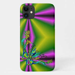 Heart with Flower and Butterfly iPhone 11 Case