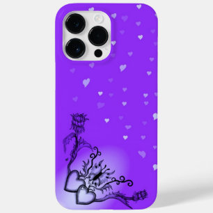 Heart with Flower and Butterfly Case-Mate iPhone 14 Pro Max Case