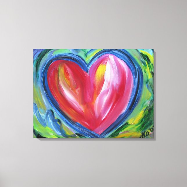Heart with Hope Canvas Painting Art Painting (Front)