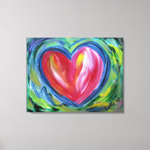 Heart with Hope Canvas Painting Art Painting Print