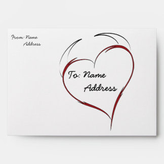 Heart with Horns Envelopes