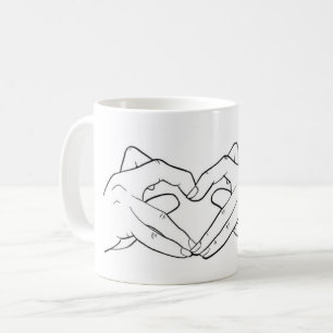 Heart with horns mug
