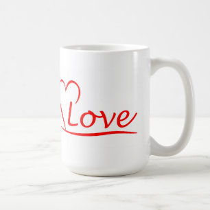 Heart with Love Coffee Mug
