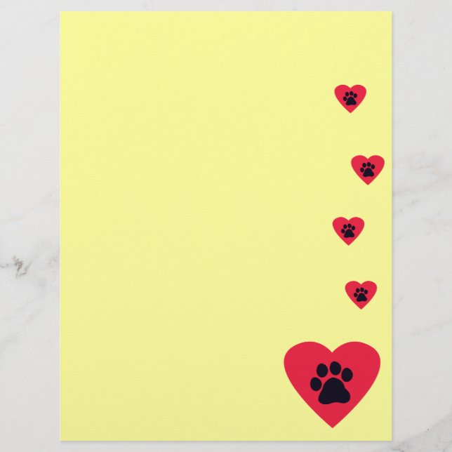 Heart with Paw Print (Front)