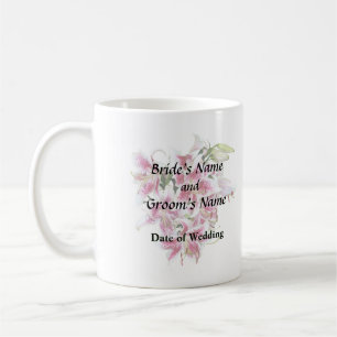 Heart With Stargazer Lilies Coffee Mug