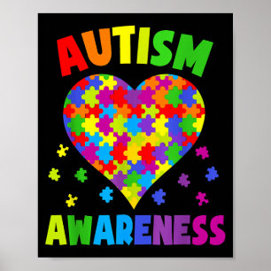 Heart World Autism Awareness 2 April 2021 Shirt Au Poster