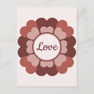 Heart Wreath  Postcard