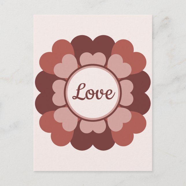 Heart Wreath  Postcard (Front)