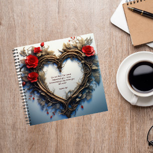 Heart Wreath Spend Time With Jesus Journal