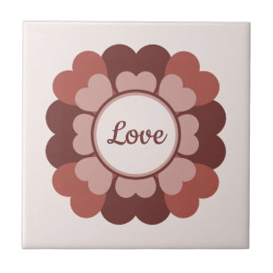 Heart Wreath  Tile