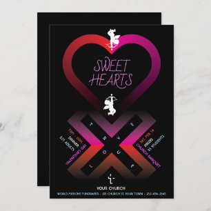 Heart X Sweet Hearts Invitation