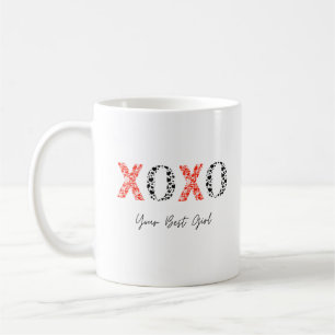 Heart XOXO Valentine's Day Mug