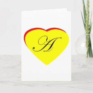 Heart Yellow Red A Wedding Invitation The MUSEUM Z