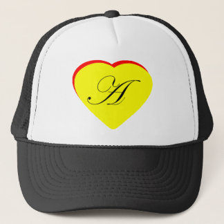 Heart Yellow Red A Wedding Invitation The MUSEUM Z Trucker Hat