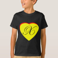 Heart Yellow Red X Wedding Invitation The MUSEUM Z