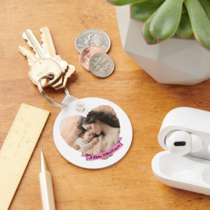 Heart You, Custom Text & Photo Key Ring