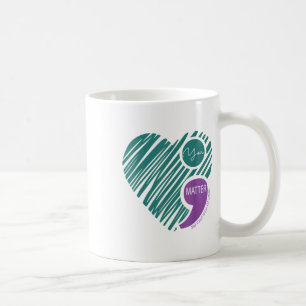 Heart You Dont Let Your Story End Suicide Preventi Coffee Mug