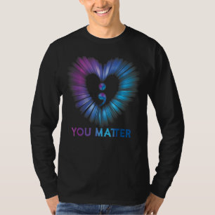 Heart You Matter 988 Suicide Prevention Awareness T-Shirt