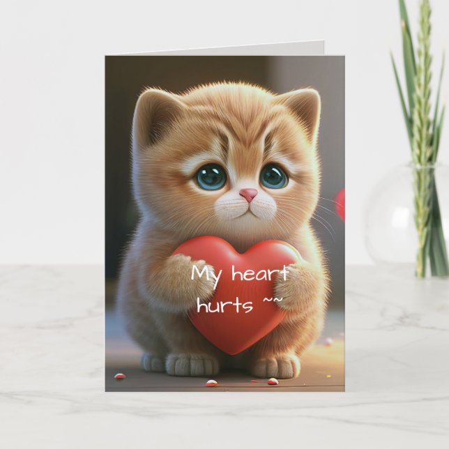 HEARTACHE MISSING YOU CARD (Front)