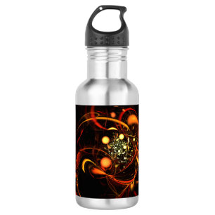 Heartbeat Abstract Art Bottle