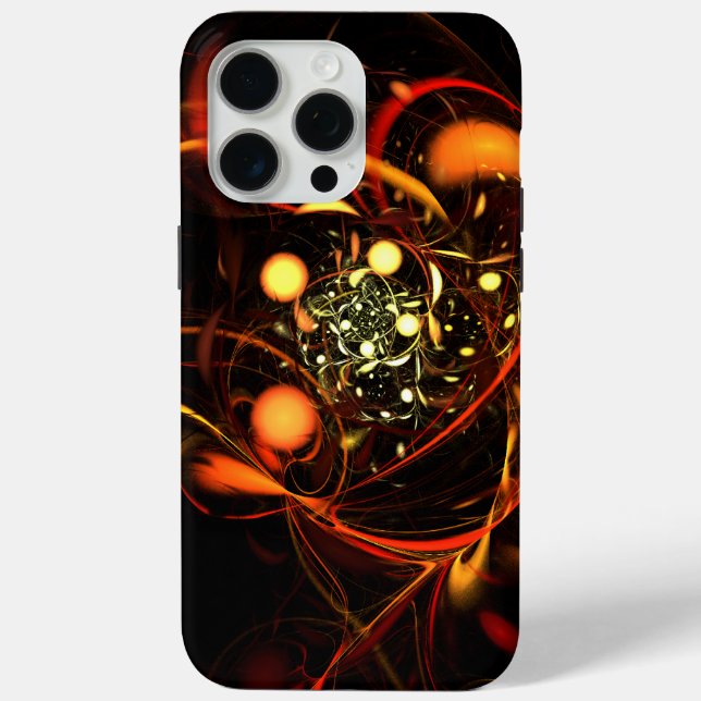 Heartbeat Abstract Art Case-Mate iPhone Case (Back)