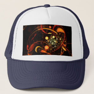 Heartbeat Abstract Art Hat