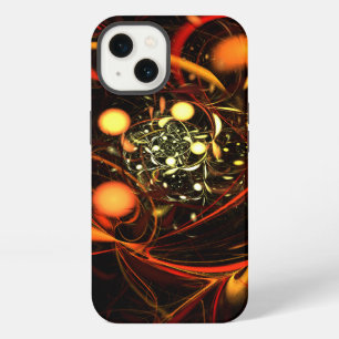 Heartbeat Abstract Art iPhone 13 Case