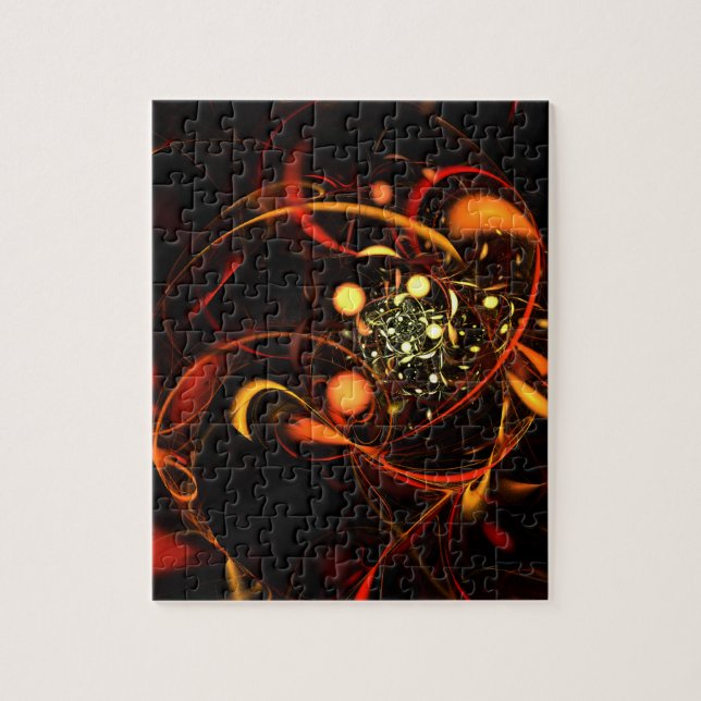 Heartbeat Abstract Art Jigsaw Puzzle (Vertical)