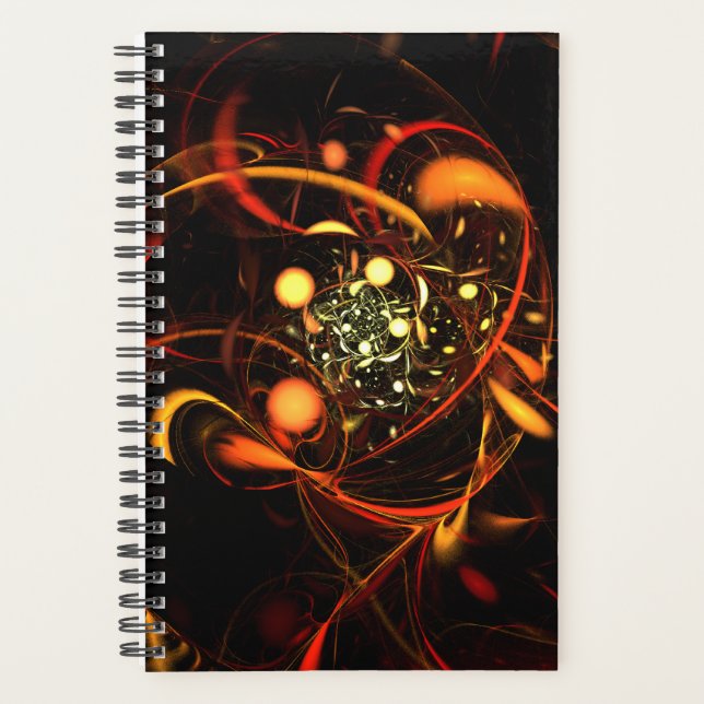 Heartbeat Abstract Art Planner (Front)