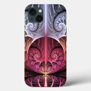 Heartbeat, Abstract Surreal Fantasy Fractal Art iPhone 13 Case