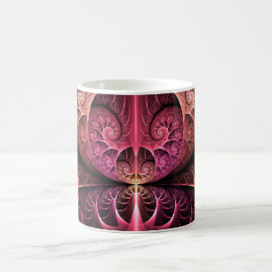 Heartbeat, Abstract Surreal Fantasy Fractal Art Coffee Mug